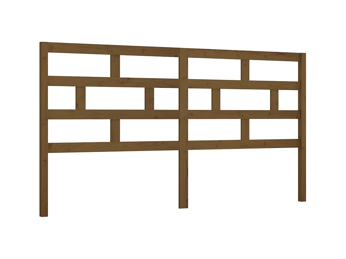 Testiera | Testata del letto per Letto ambra 206x4x100 cm in Legno Massello di Pino