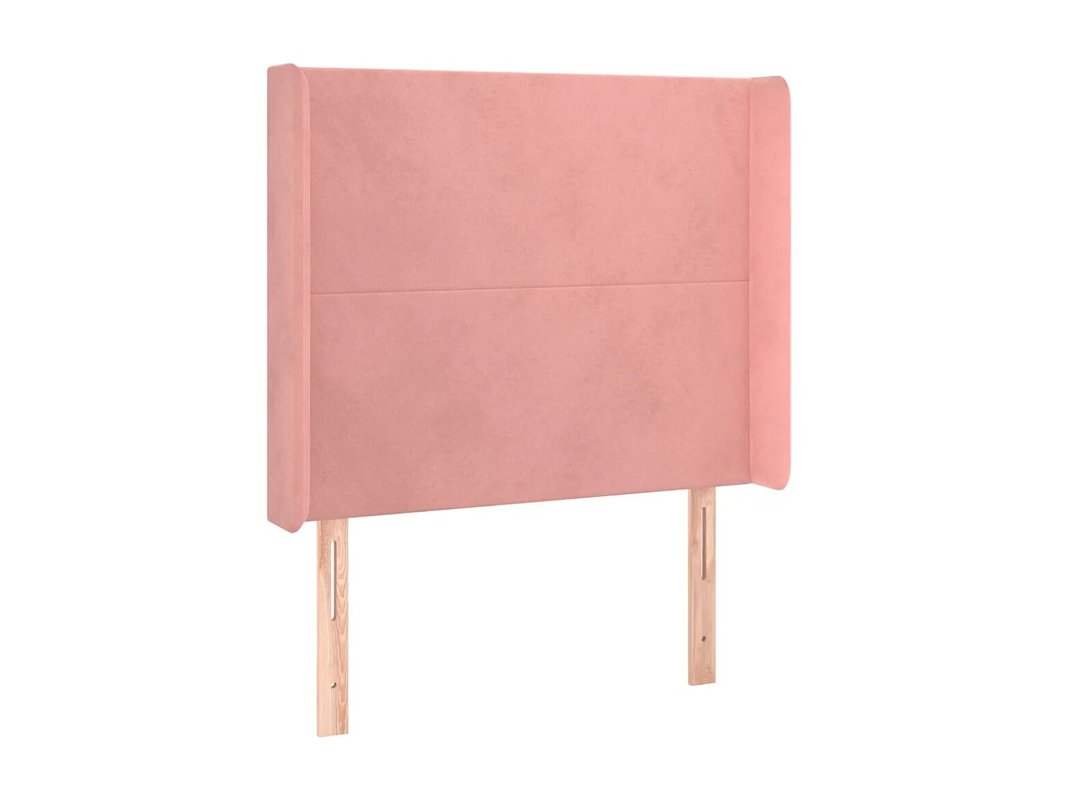Tête de lit à LED Rose 83x16x118/128 cm Velours POI21777 BonneVie Meuble