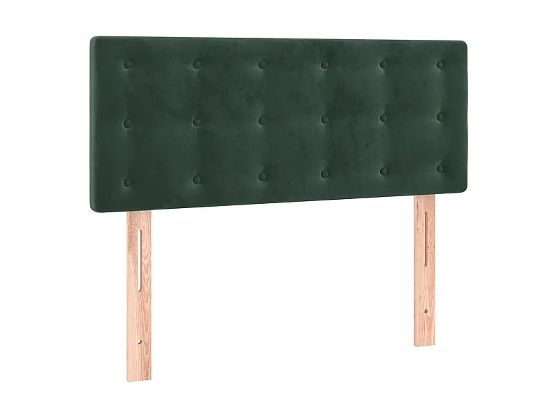 Tête de lit Vert foncé 100x5x78/88 cm Velours POI15581 BonneVie Meuble