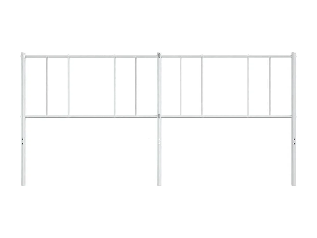 Cabeceira de cama 180 cm metal branco PT830479