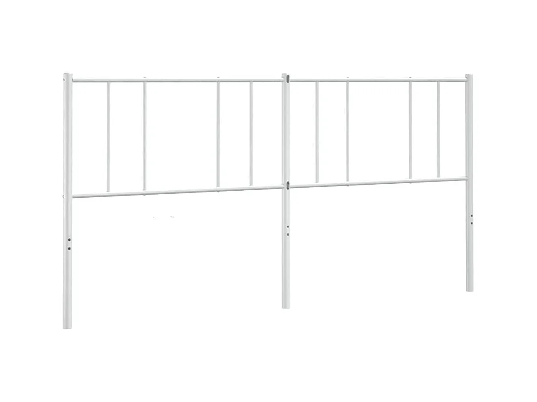 Testiera | Testata del letto in Metallo Bianco 180 cm
