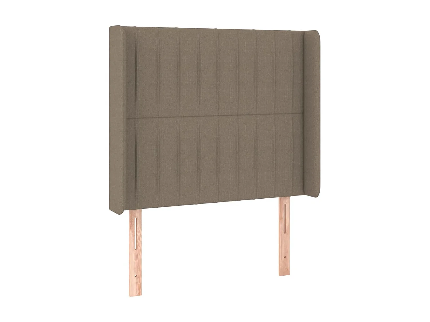 Tête de lit avec oreilles Taupe 83x16x118/128 cm Tissu POI22332 BonneVie Meuble