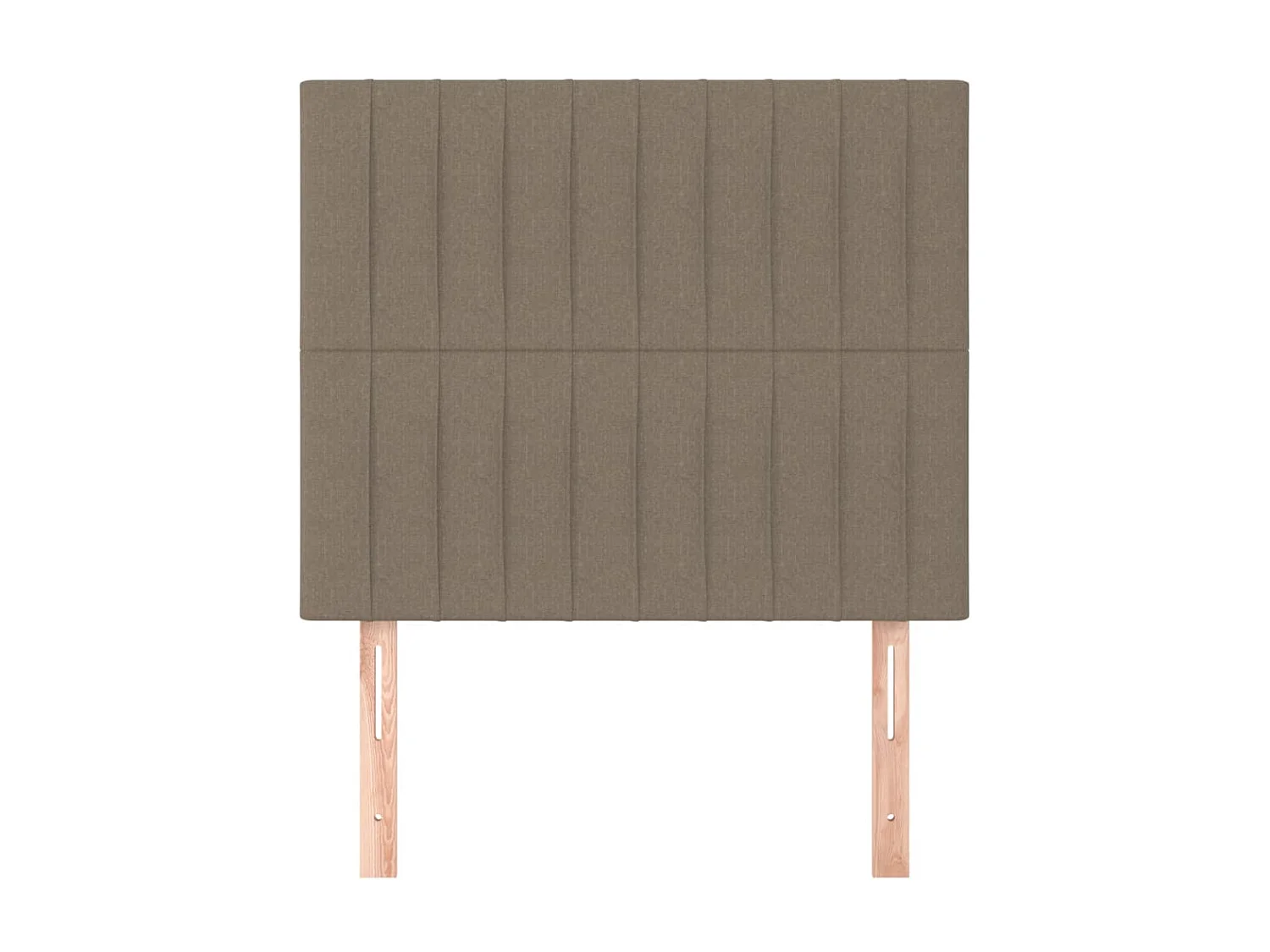 Têtes de lit 2 pcs Taupe 80x5x78/88 cm Tissu POI32508 BonneVie Meuble