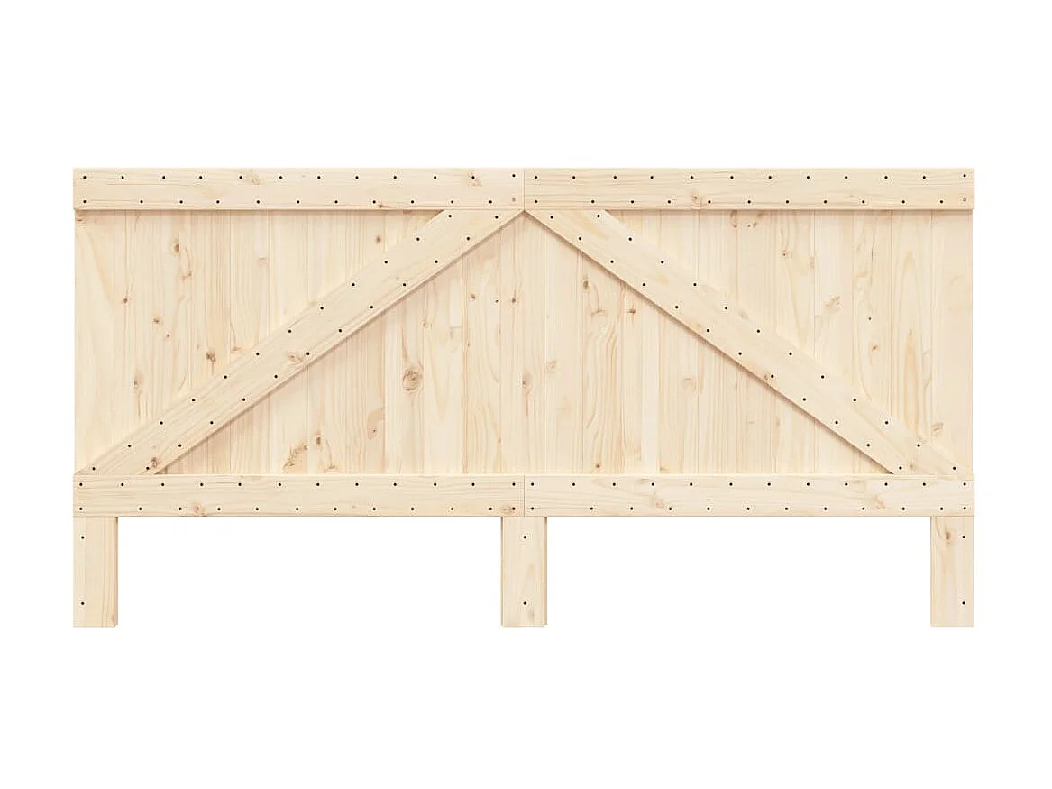 Tête de lit 200x104 cm bois massif de pin POI80694 BonneVie Meuble
