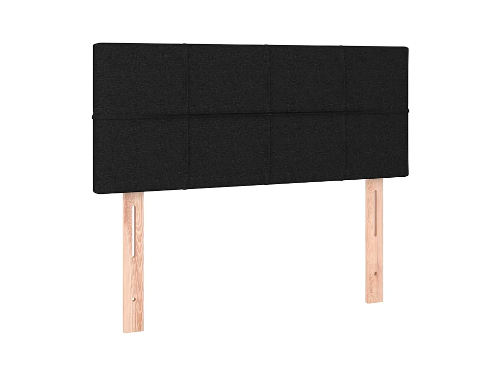 Testiera | Testata del letto Nera 80x5x78/88 cm in Tessuto