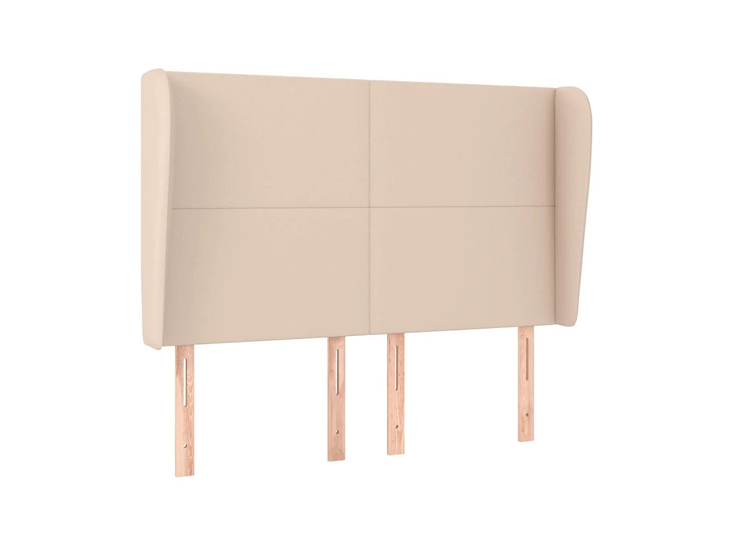 Tête de lit avec oreilles Cappuccino 147x23x118/128 cm POI14212 BonneVie Meuble