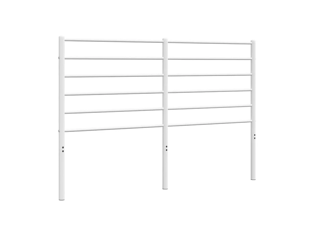 Tête de lit métal blanc 135 cm POI94994 BonneVie Meuble