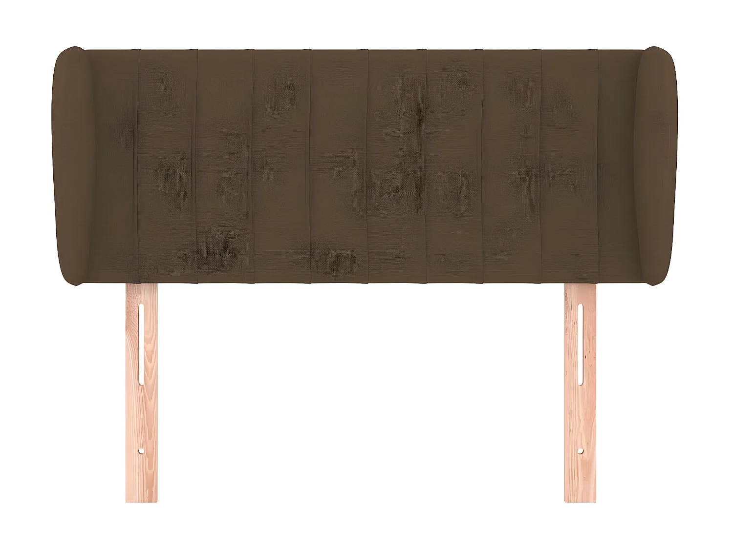 Tête de lit avec oreilles Marron Foncé 83x23x78,88 cm Tissu LKC53999 BonneVie Meuble