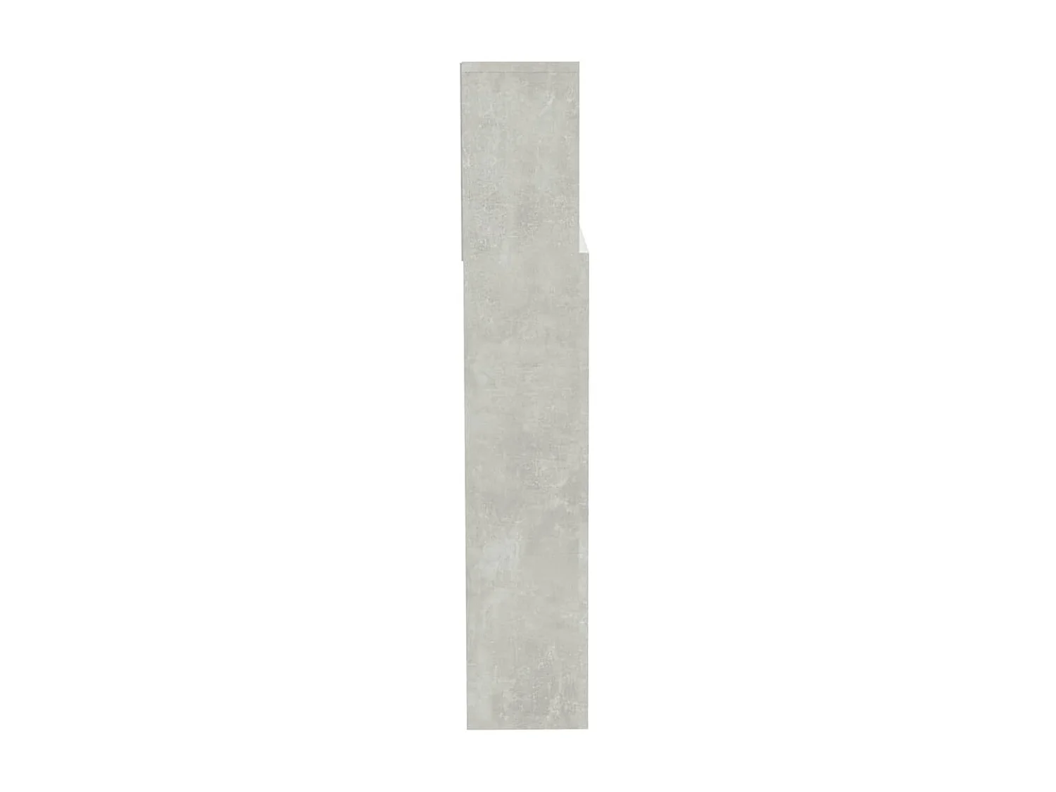 Armoire de tête de lit Gris béton 200x19x103,5 cm POI47908 BonneVie Meuble