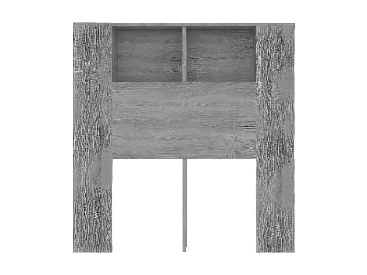 Testiera | Testata del letto con Scomparti Grigio Sonoma 100x18,5x102,5 cm