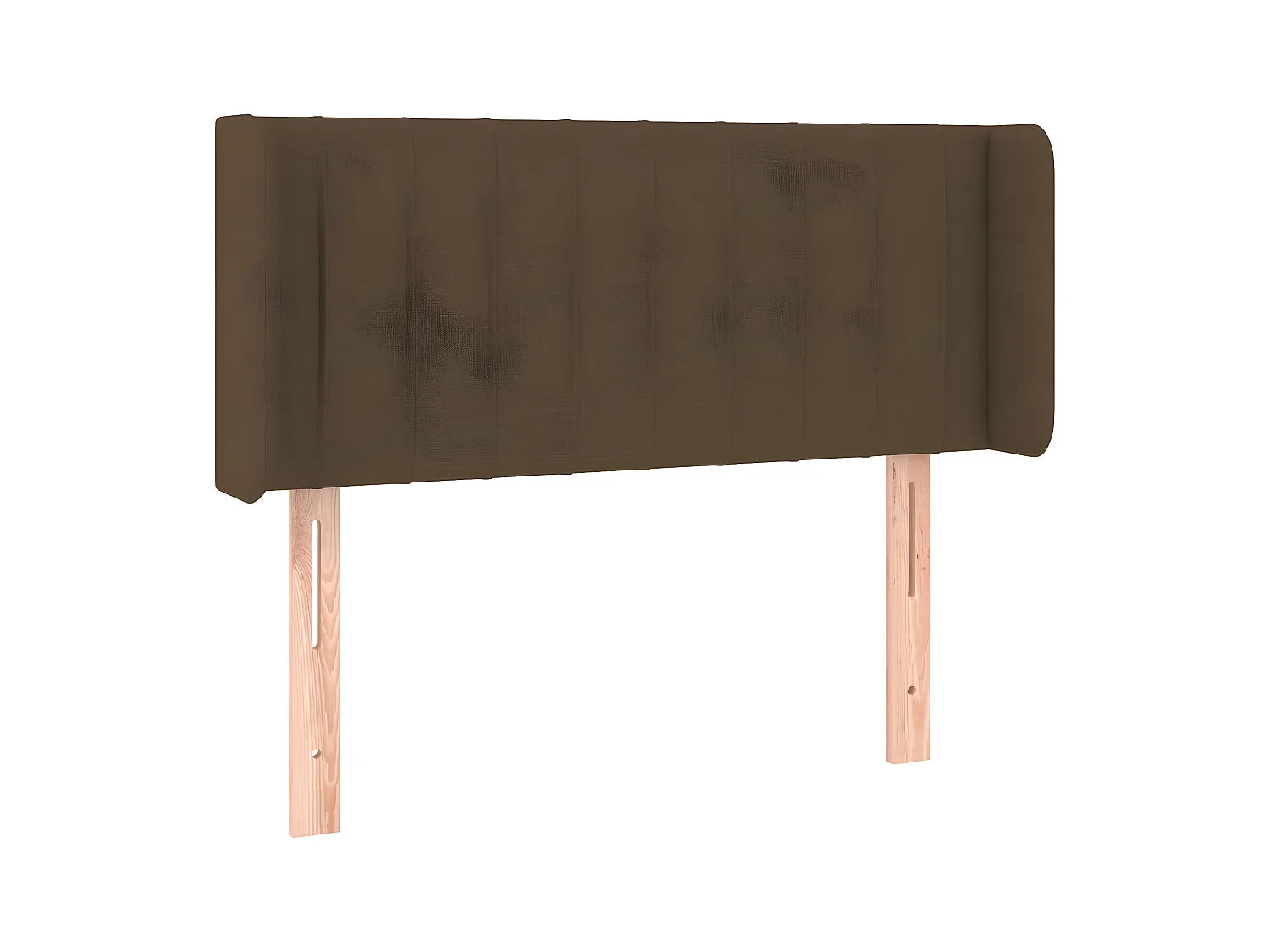 Tête de lit avec oreilles Marron Foncé 83x16x78,88 cm Tissu LKC76220 BonneVie Meuble