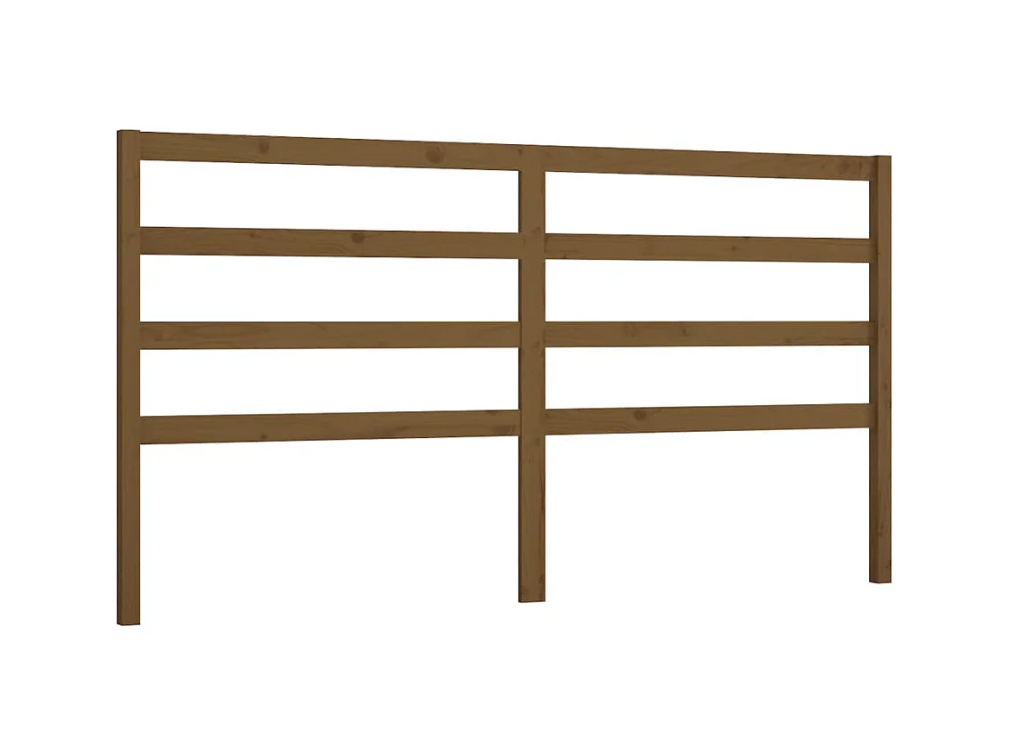 Testiera | Testata del letto per Letto ambra 206x4x100 cm in Legno Massello di Pino