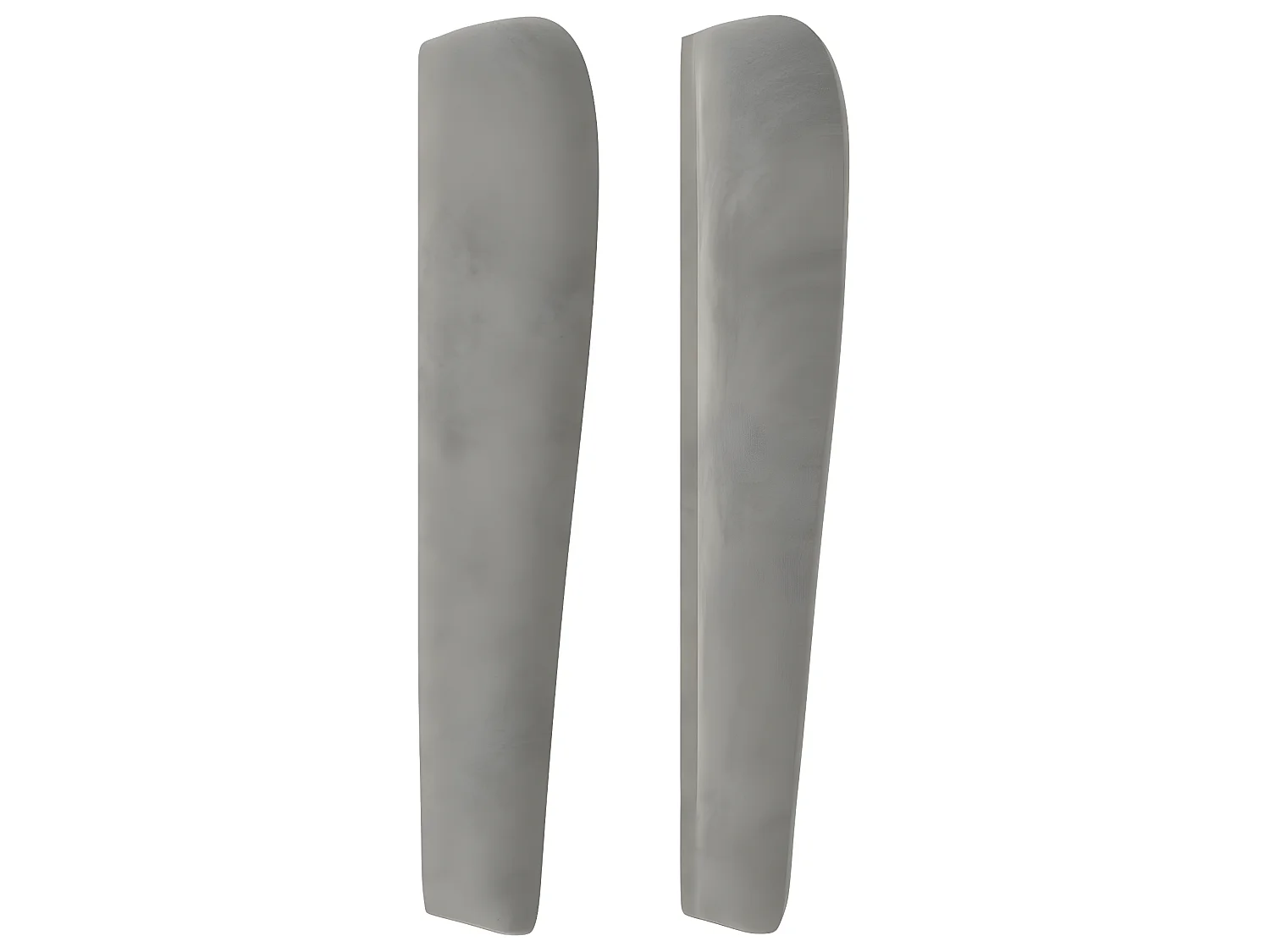 Tête de lit avec oreilles Gris clair 183x23x118,128 cm Velours LKC61256 BonneVie Meuble