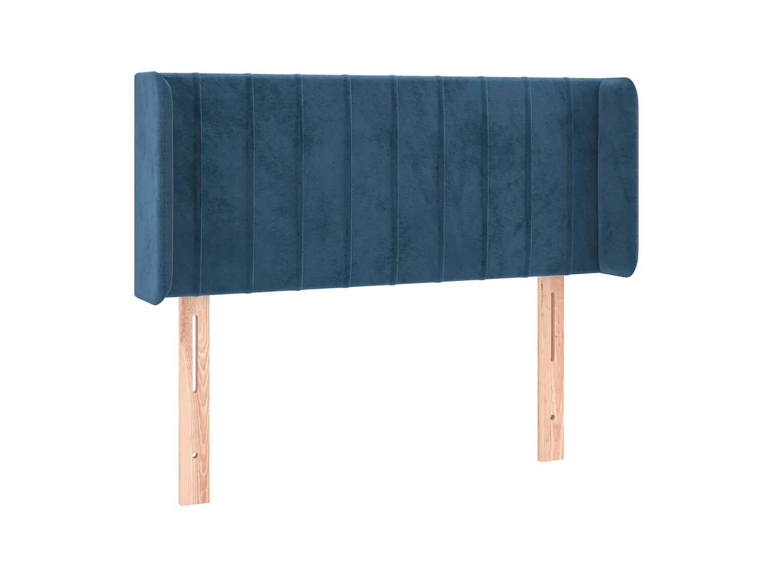 Tête de lit à LED Bleu foncé 83x16x78/88 cm Velours POI68892 BonneVie Meuble