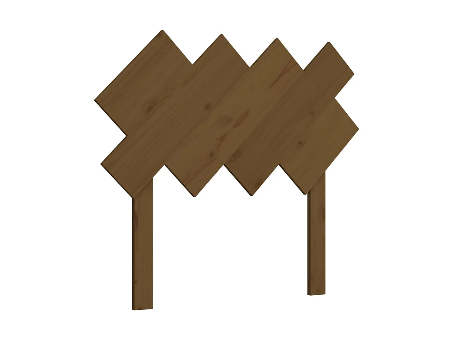 Tête de lit Marron miel 92x3x81 cm Bois massif de pin POI86570 BonneVie Meuble