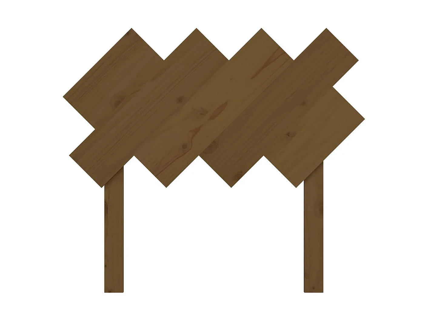 Tête de lit Marron miel 92x3x81 cm Bois massif de pin POI86570 BonneVie Meuble