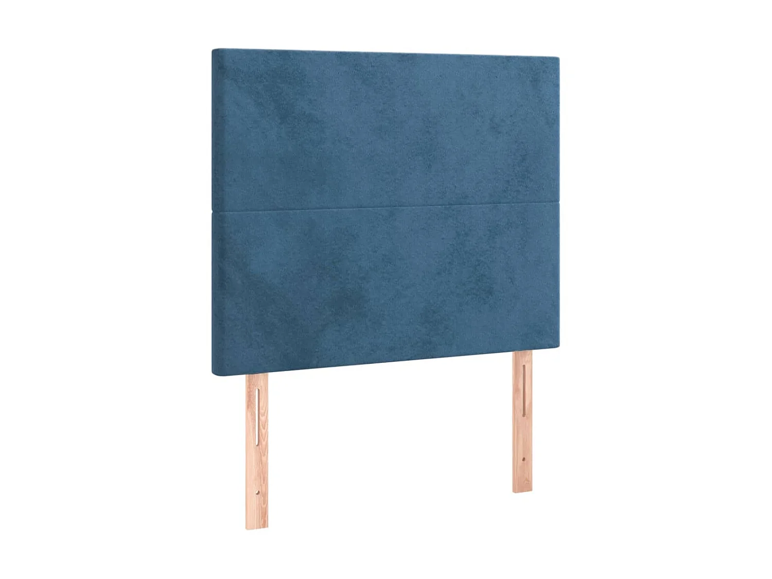 Tête de lit à LED Bleu foncé 90x5x118/128 cm Velours POI98440 BonneVie Meuble