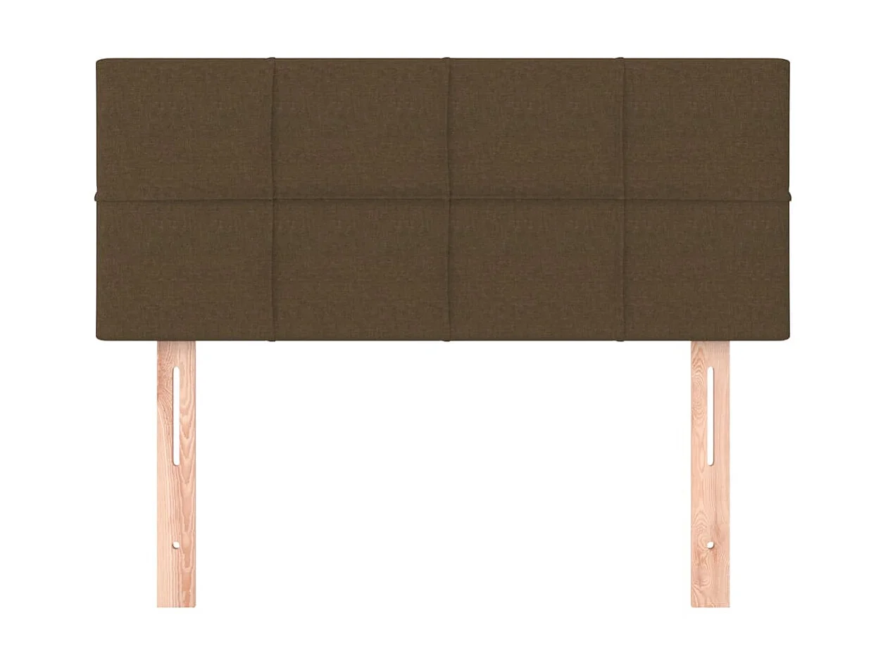 Tête de lit Marron Foncé 80x5x78/88 cm Tissu POI60649 BonneVie Meuble