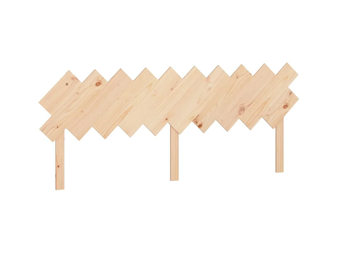 Testiera | Testata del letto per Letto 196x3x80,5 cm in Legno Massello di Pino