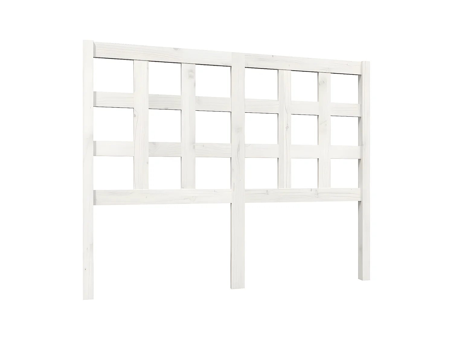 Testiera | Testata del letto per Letto Bianca 125,5x4x100 cm Legno Massello di Pino