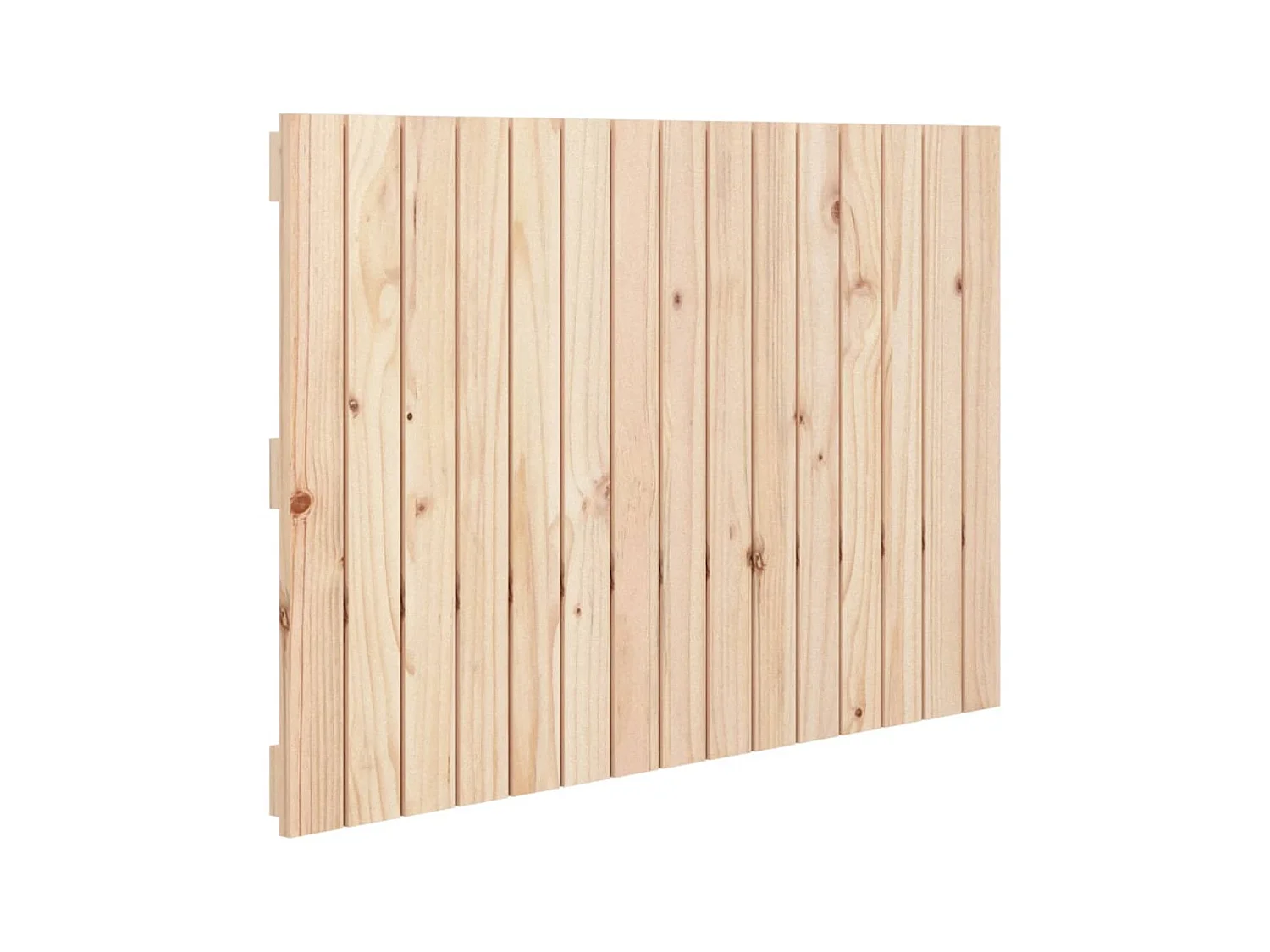 Tête de lit murale 95,5x3x60 cm Bois massif de pin POI39717 BonneVie Meuble