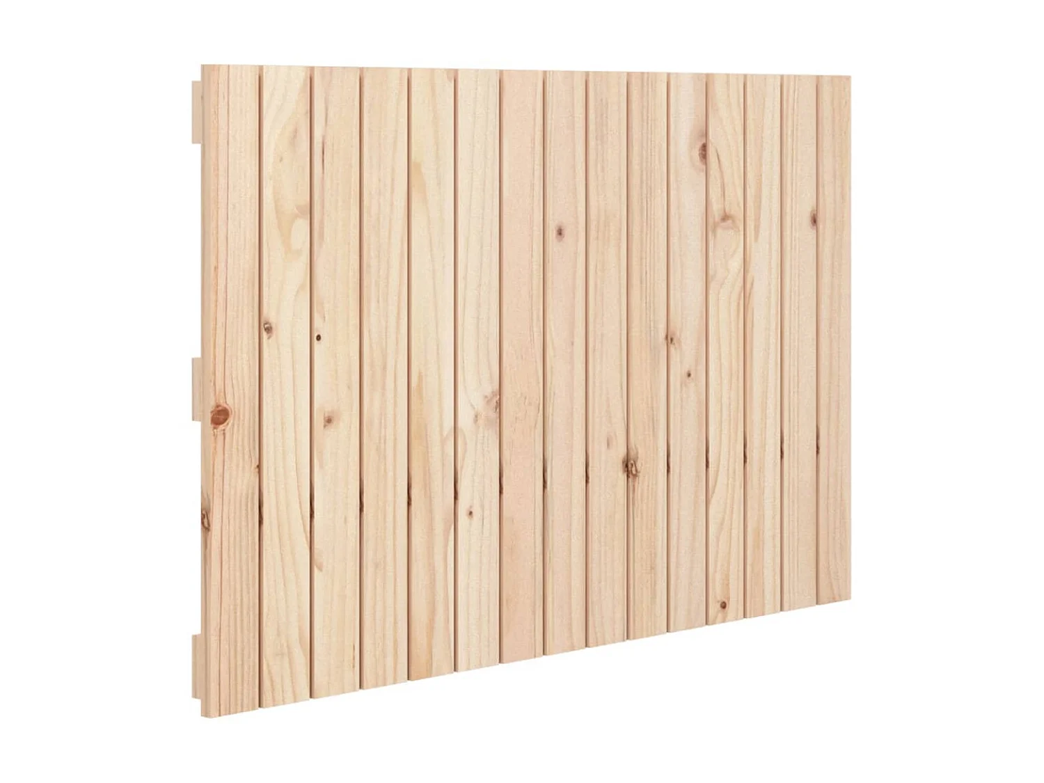 Tête de lit murale 95,5x3x60 cm Bois massif de pin POI39717 BonneVie Meuble