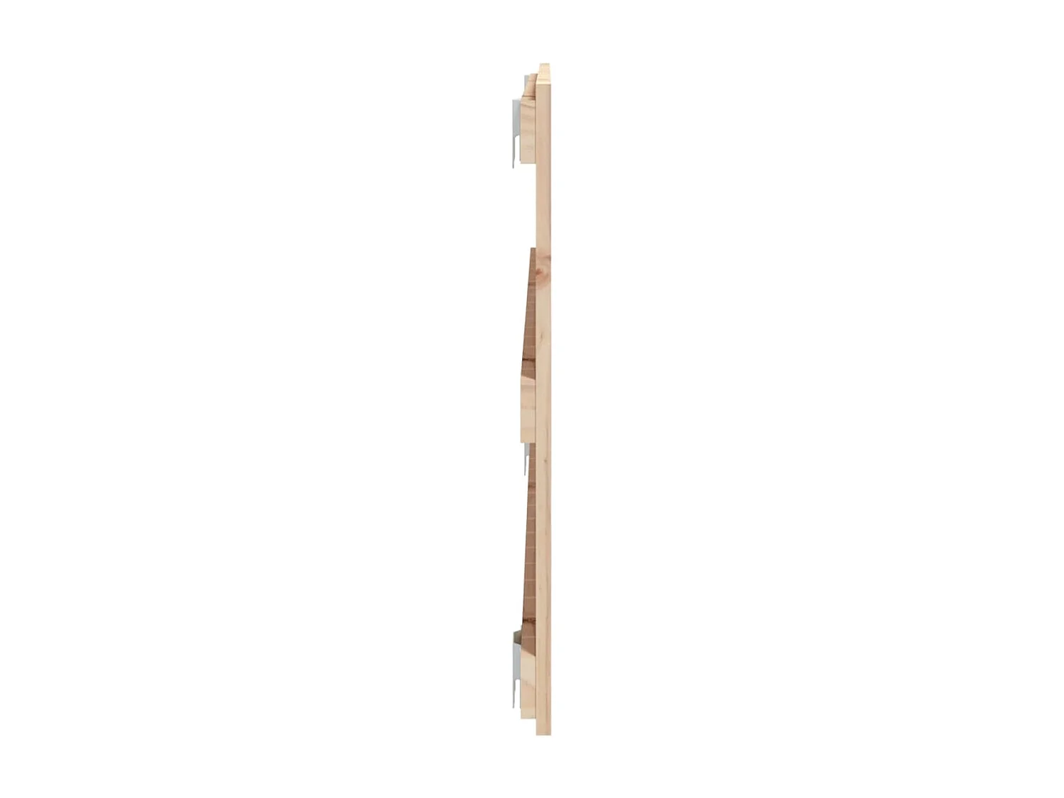 Tête de lit murale 95,5x3x60 cm Bois massif de pin POI39717 BonneVie Meuble