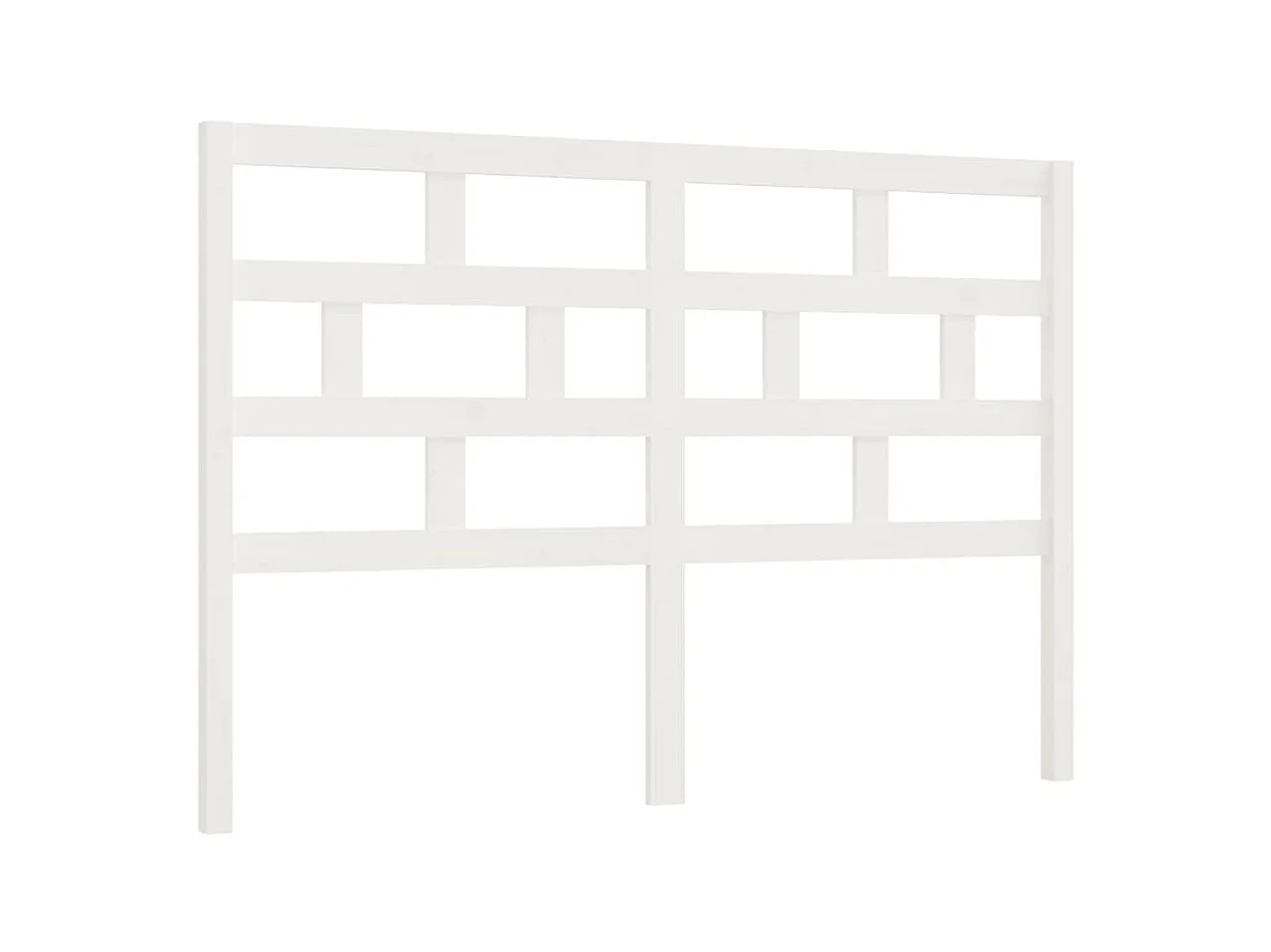 Testiera | Testata del letto per Letto Bianca 141x4x100cm in Legno Massello di Pino