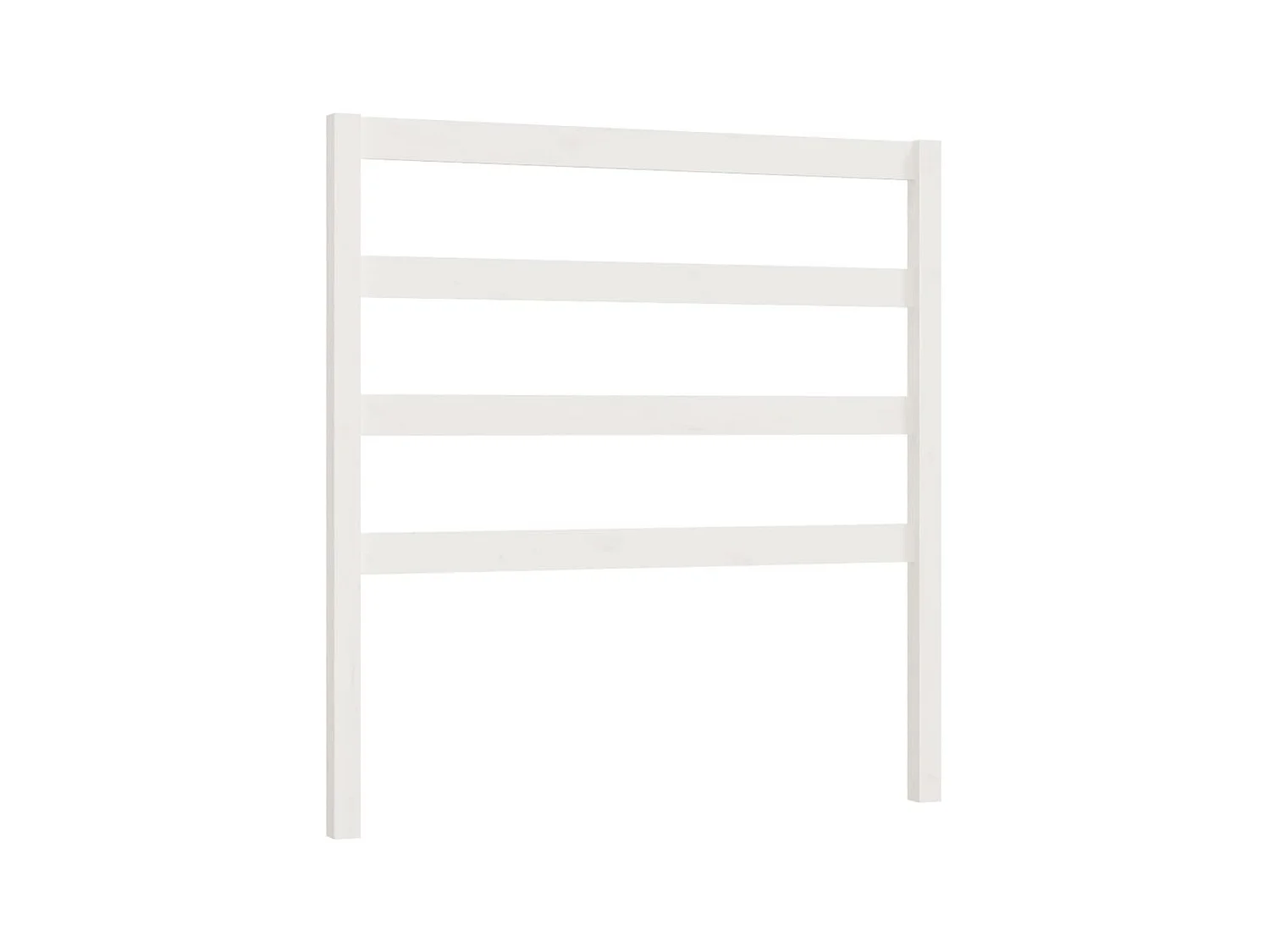 Testiera | Testata del letto per Letto Bianca 95x4x100 cm in Legno Massello di Pino