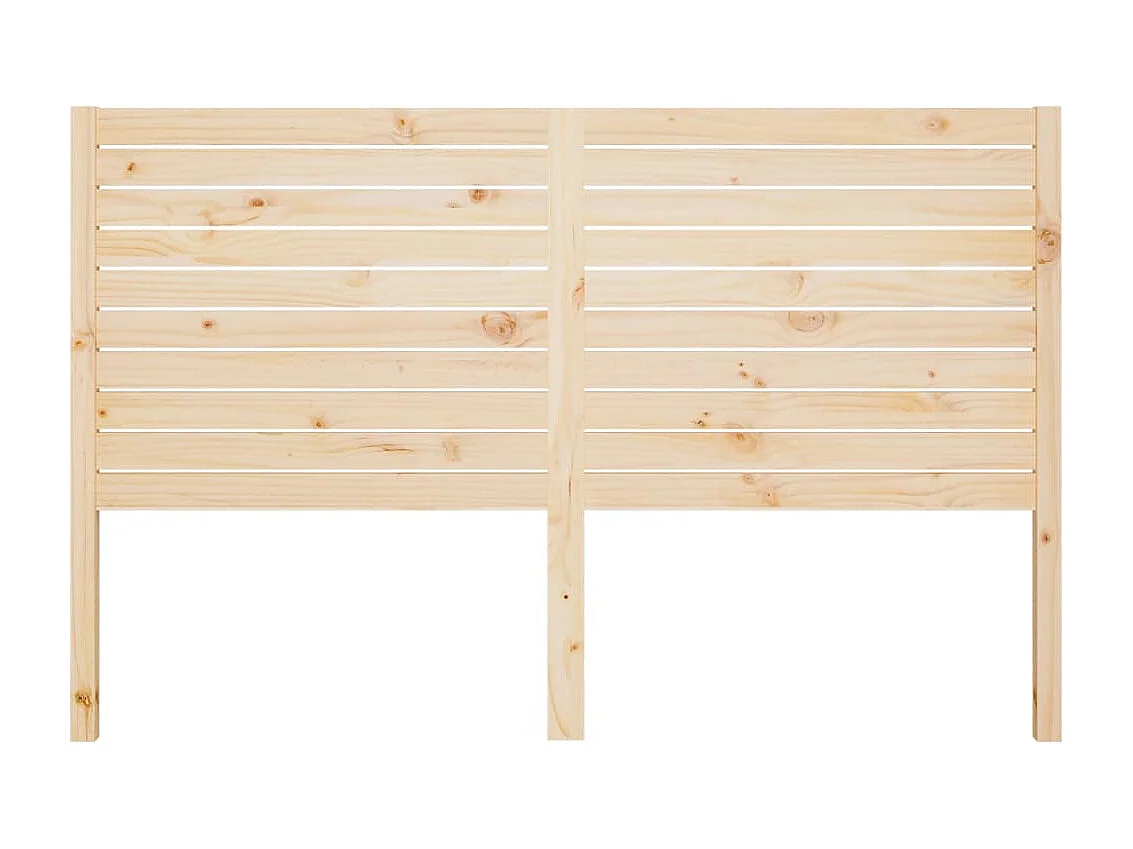 Tête de lit 186x4x100 cm Bois massif de pin POI55603 BonneVie Meuble