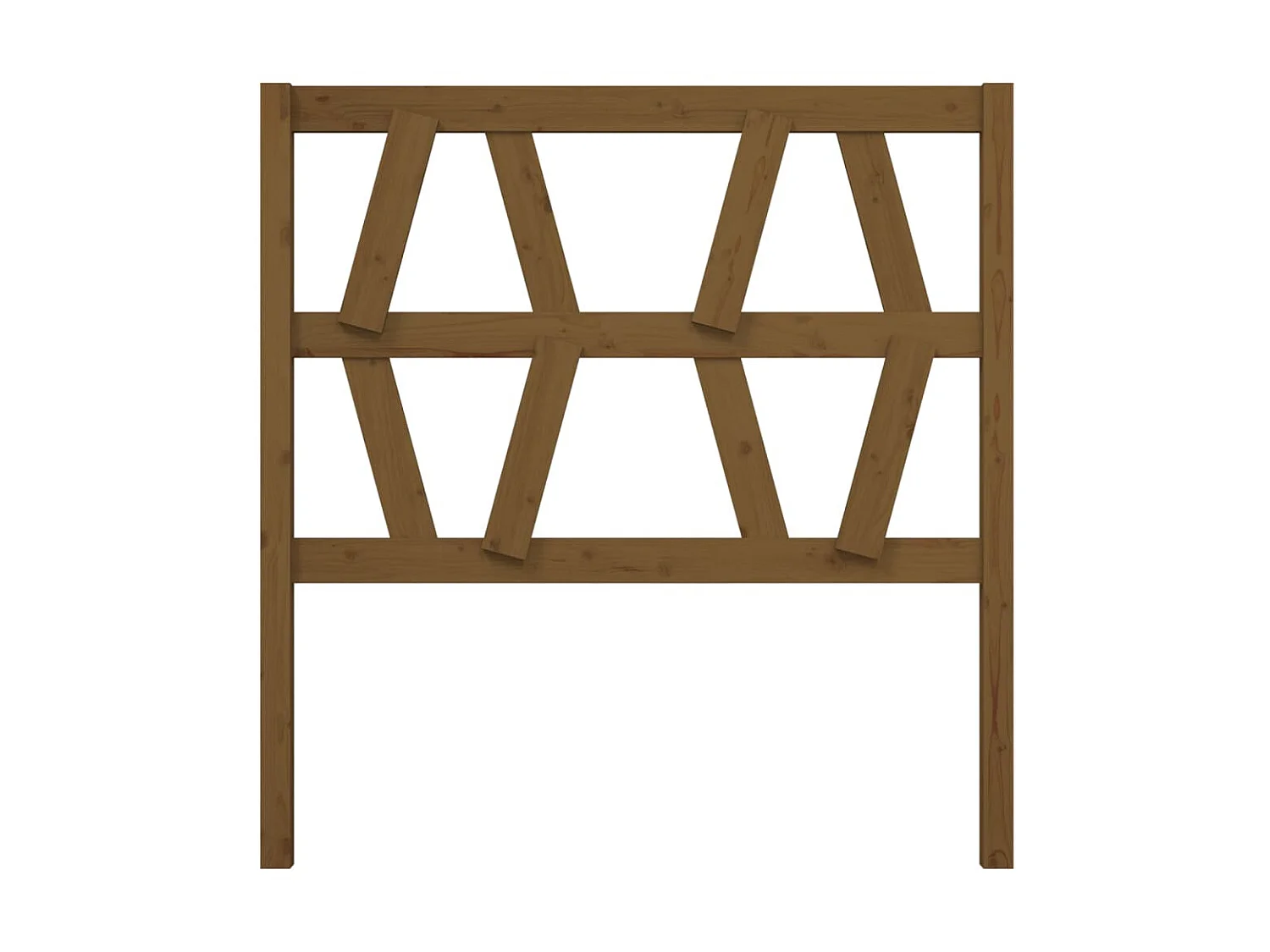 Tête de lit Marron miel 81x4x100 cm Bois massif de pin POI38174 BonneVie Meuble