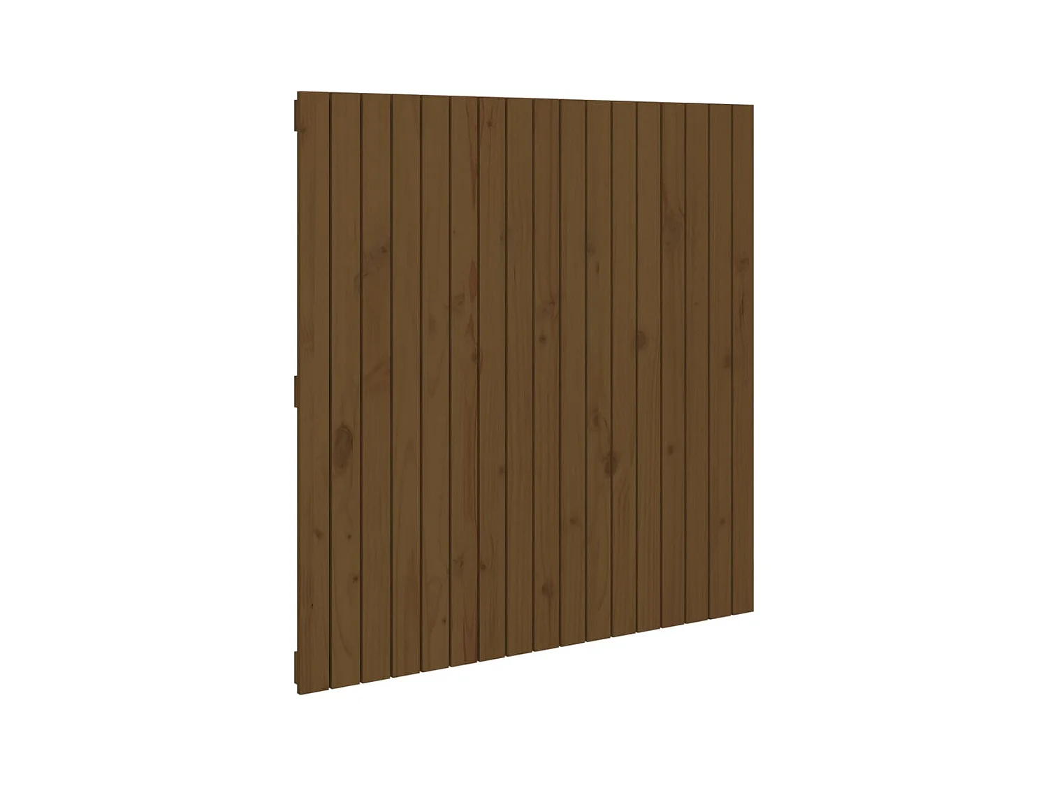 Tête de lit murale Marron miel 108x3x110 cm Bois massif de pin POI16233 BonneVie Meuble