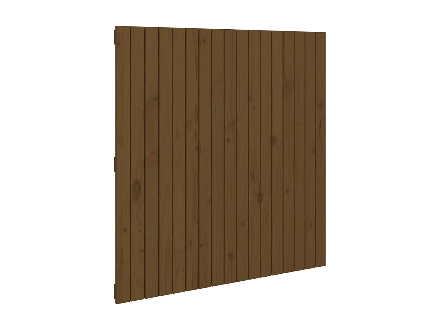 Tête de lit murale Marron miel 108x3x110 cm Bois massif de pin POI16233 BonneVie Meuble