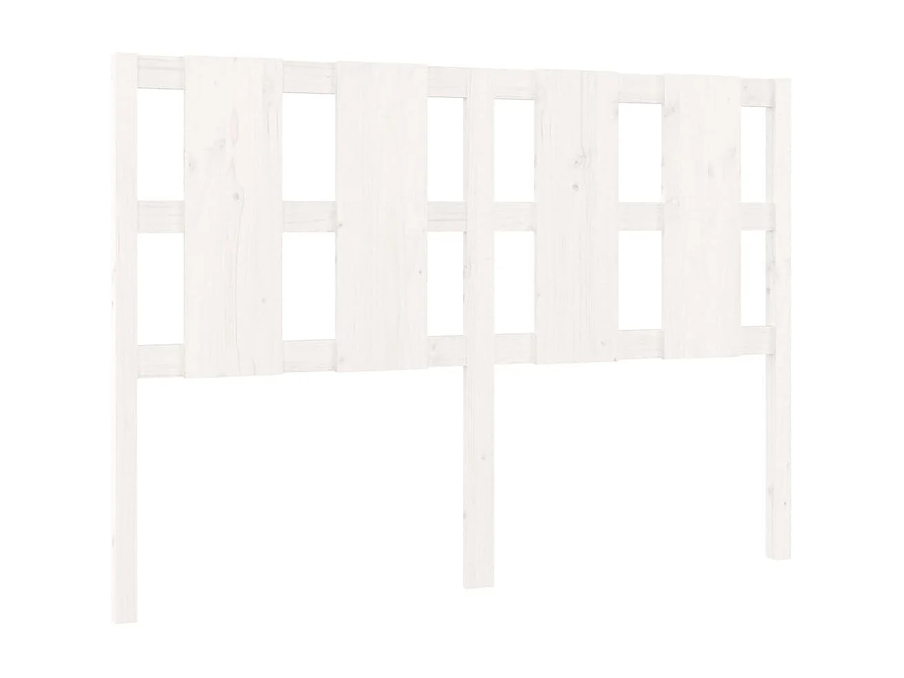 Testiera | Testata del letto per Letto Bianca 145,5x4x100 cm Legno Massello di Pino