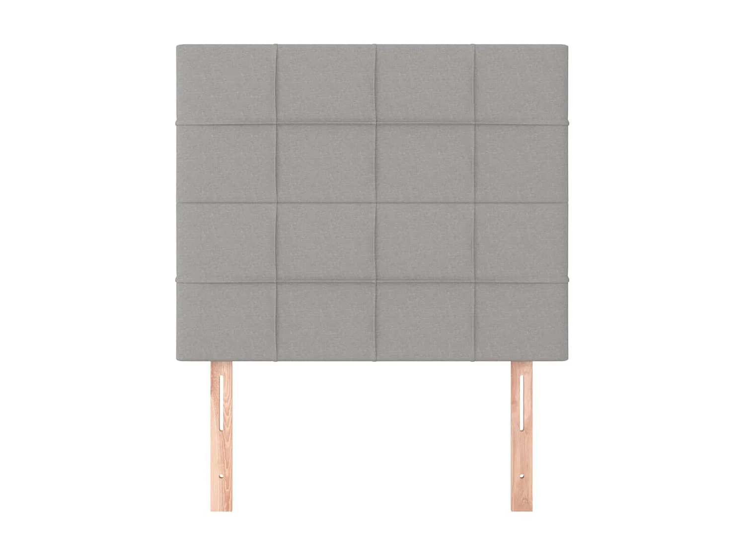 Têtes de lit 2 pcs Gris clair 90x5x78/88 cm Tissu POI26092 BonneVie Meuble