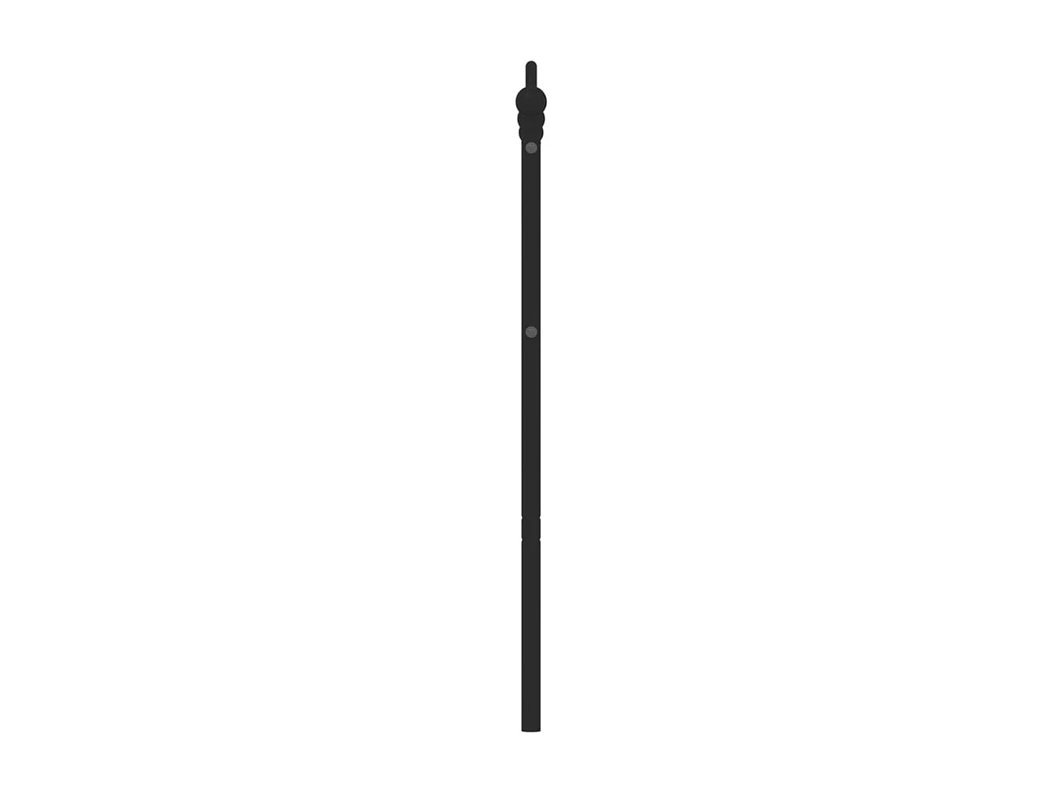 Tête de lit métal noir 150 cm POI66310 BonneVie Meuble