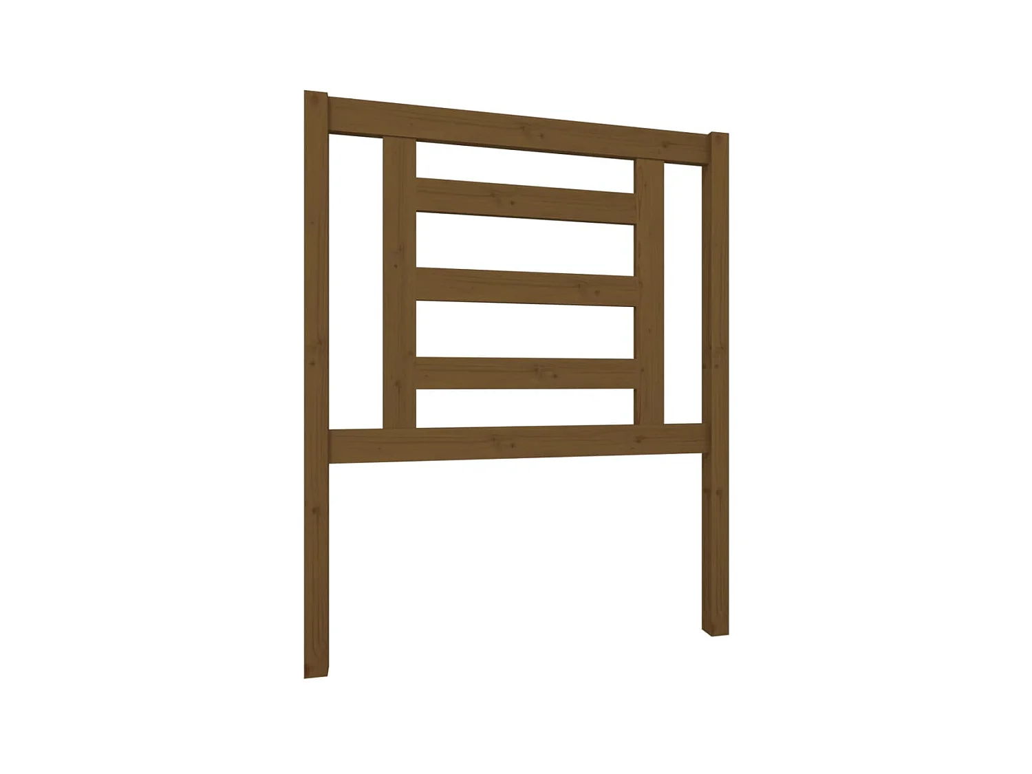 Tête de lit Marron miel 81x4x100 cm Bois massif de pin POI62979 BonneVie Meuble