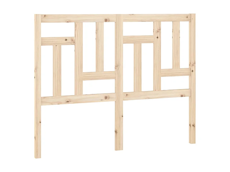 Tête de lit 125,5x4x100 cm Bois massif de pin POI50251 BonneVie Meuble