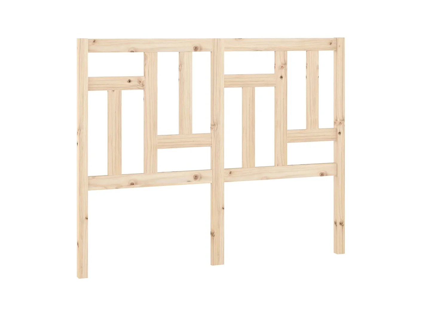Hoofdbord 125,5x4x100 cm massief grenenhout NL930460