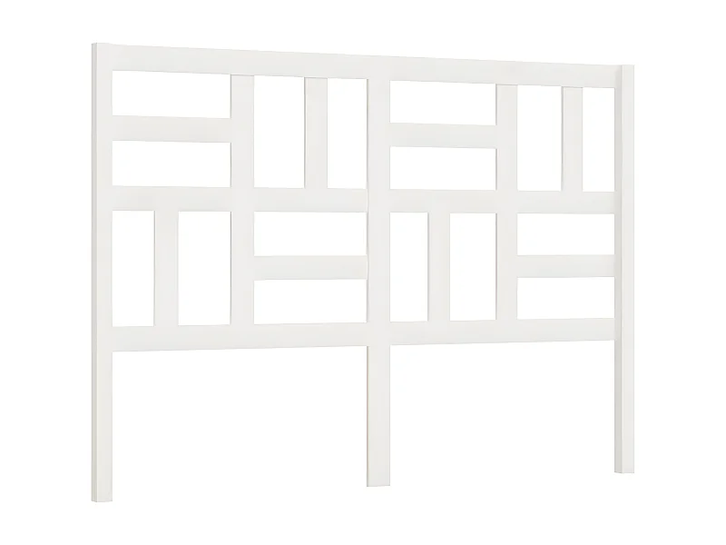 Testiera | Testata del letto per Letto Bianca 146x4x104cm in Legno Massello di Pino