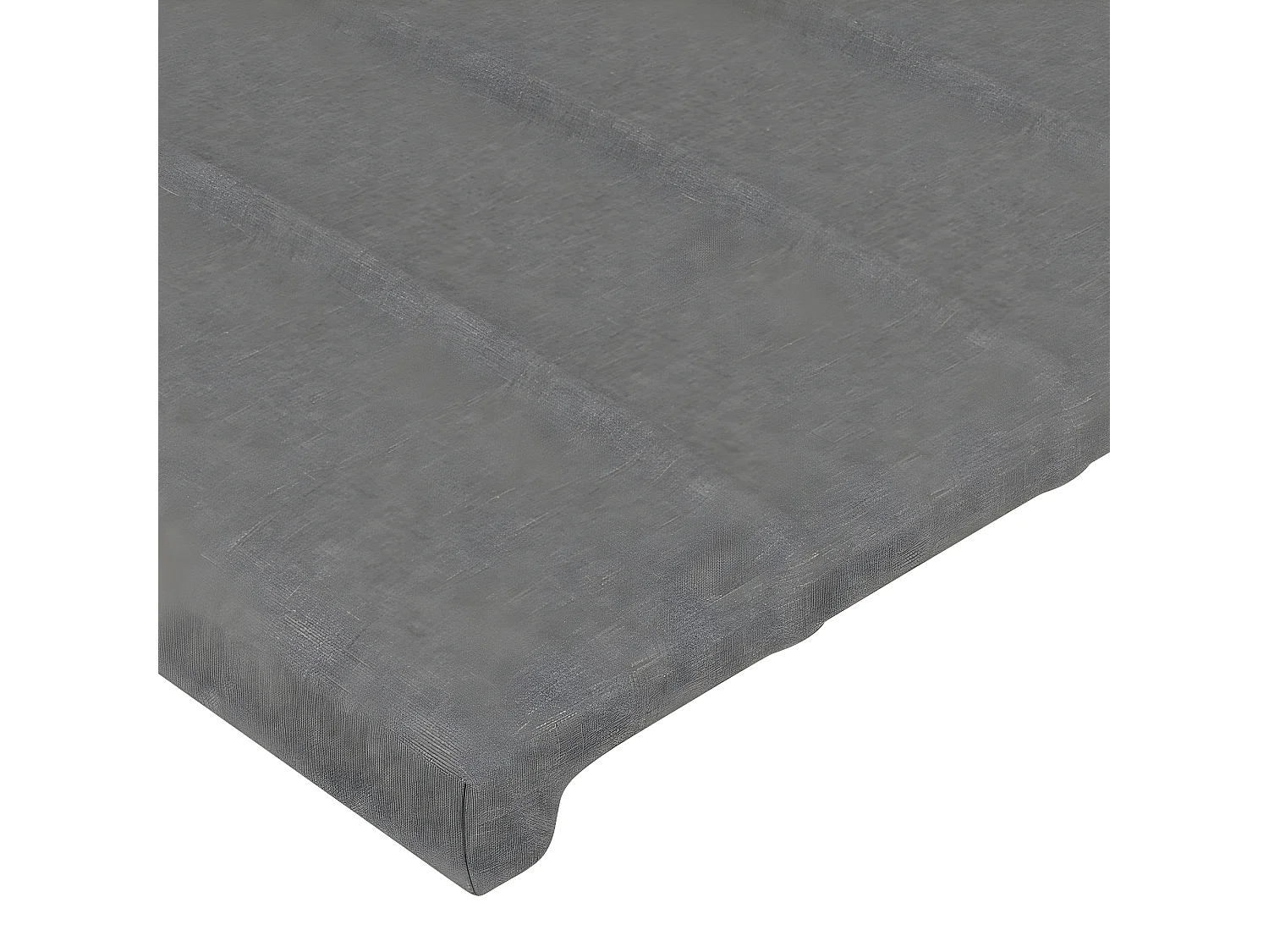 Tête de lit à LED Gris foncé 83x16x78/88 cm Tissu POI14627 BonneVie Meuble