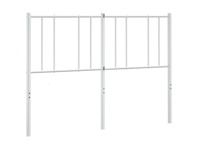 Cabeceira de cama 120 cm metal branco PT480867
