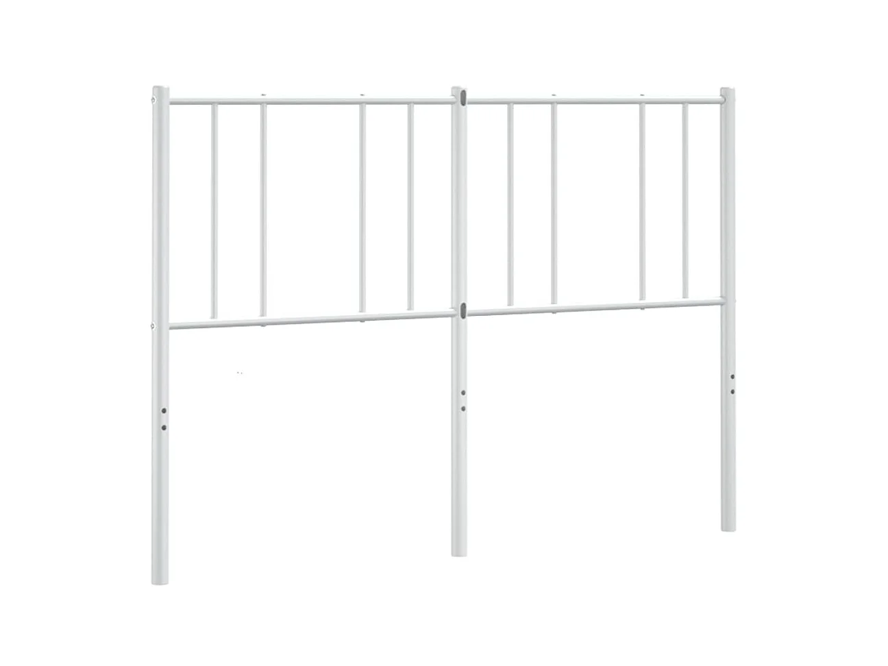 Tête de lit métal blanc 120 cm POI41705 BonneVie Meuble