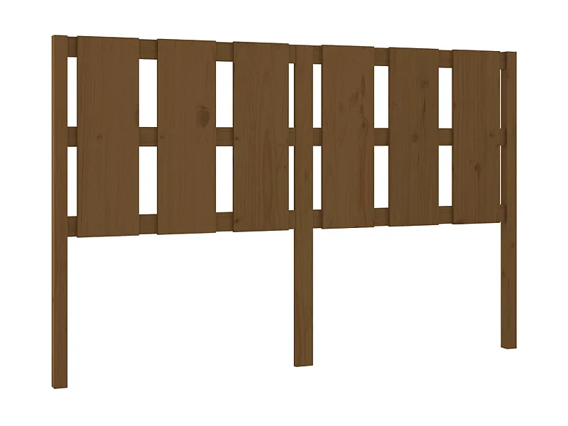 Tête de lit Marron miel 155,5x4x100 cm Bois massif de pin POI14072 BonneVie Meuble