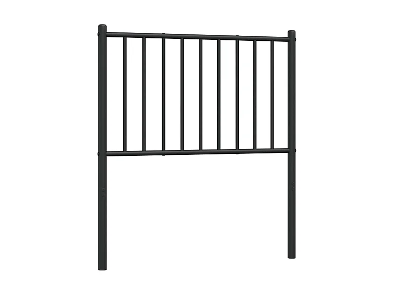 Tête de lit métal noir 75 cm POI41639 BonneVie Meuble