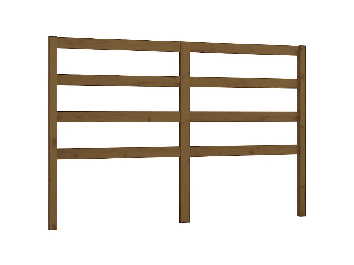 Testiera | Testata del letto per Letto ambra 126x4x100 cm in Legno Massello di Pino