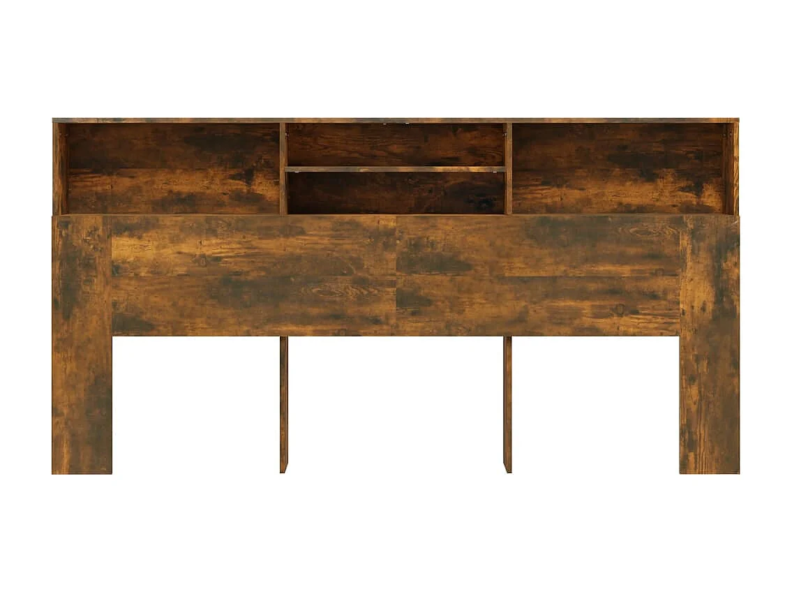 Armario cabecero roble ahumado 200x19x103,5 cm ES80357