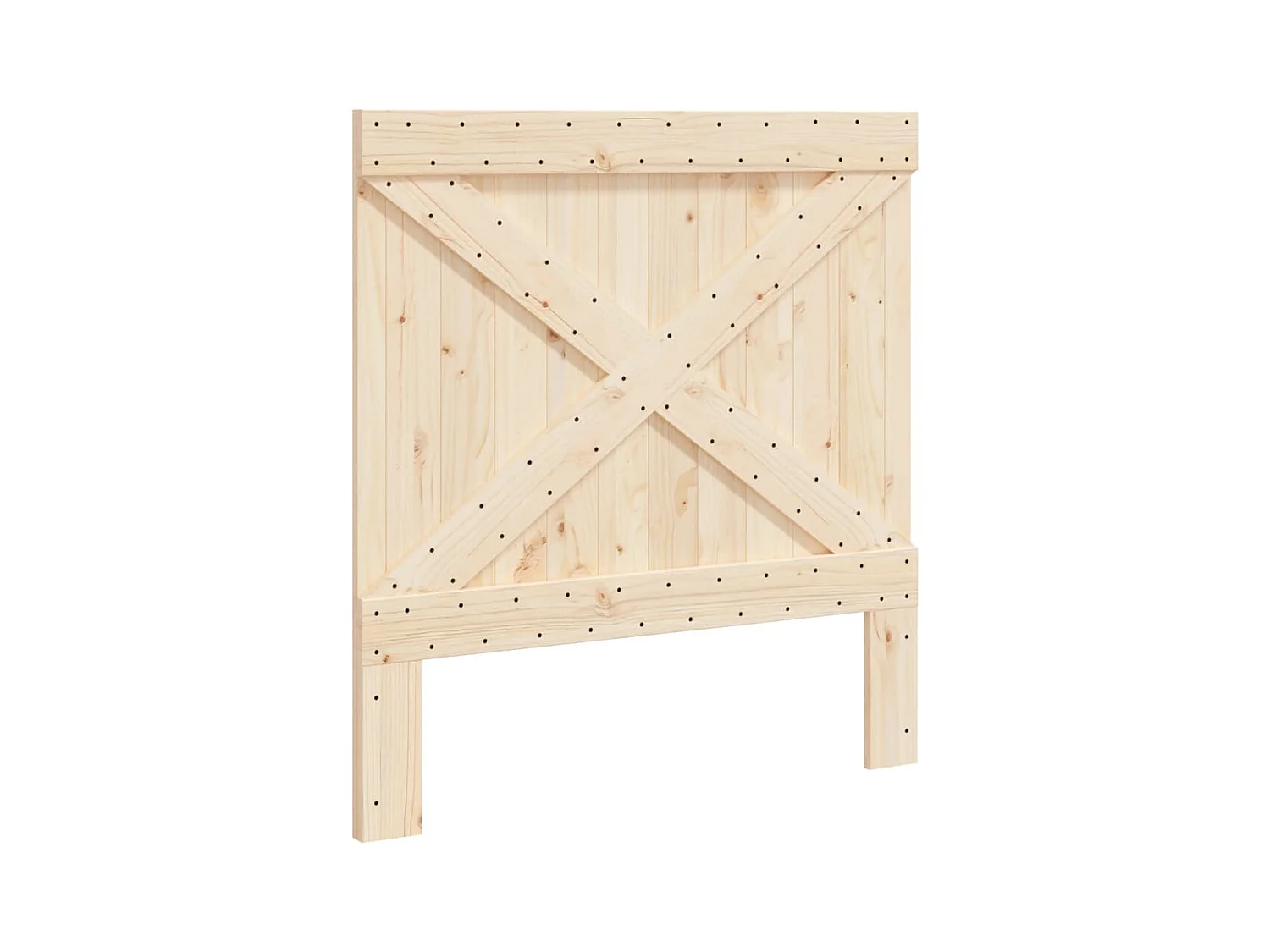 Tête de lit 100x104 cm bois massif de pin POI40190 BonneVie Meuble