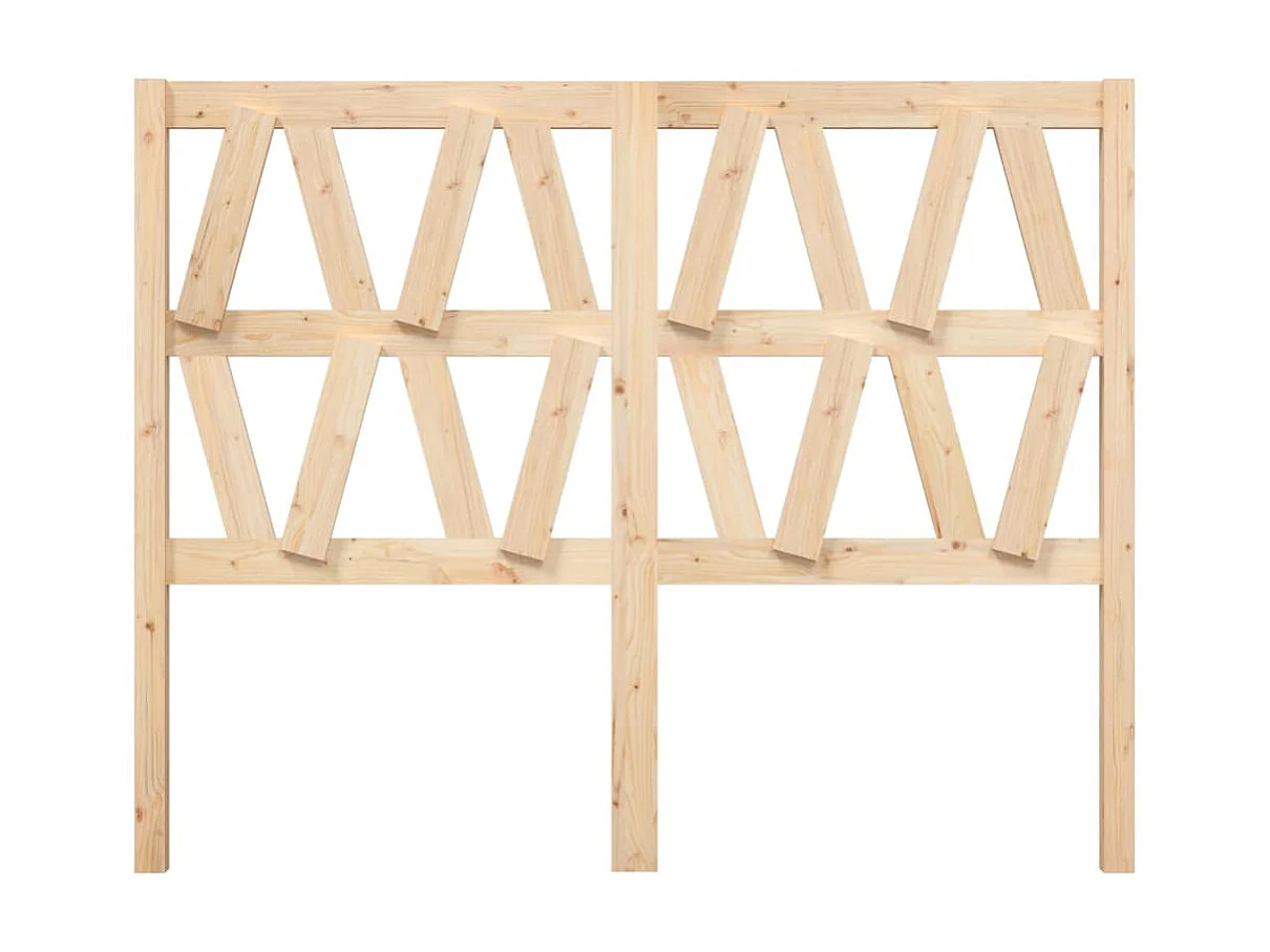 Testiera | Testata del letto per Letto 126x4x100 cm in Legno Massello di Pino