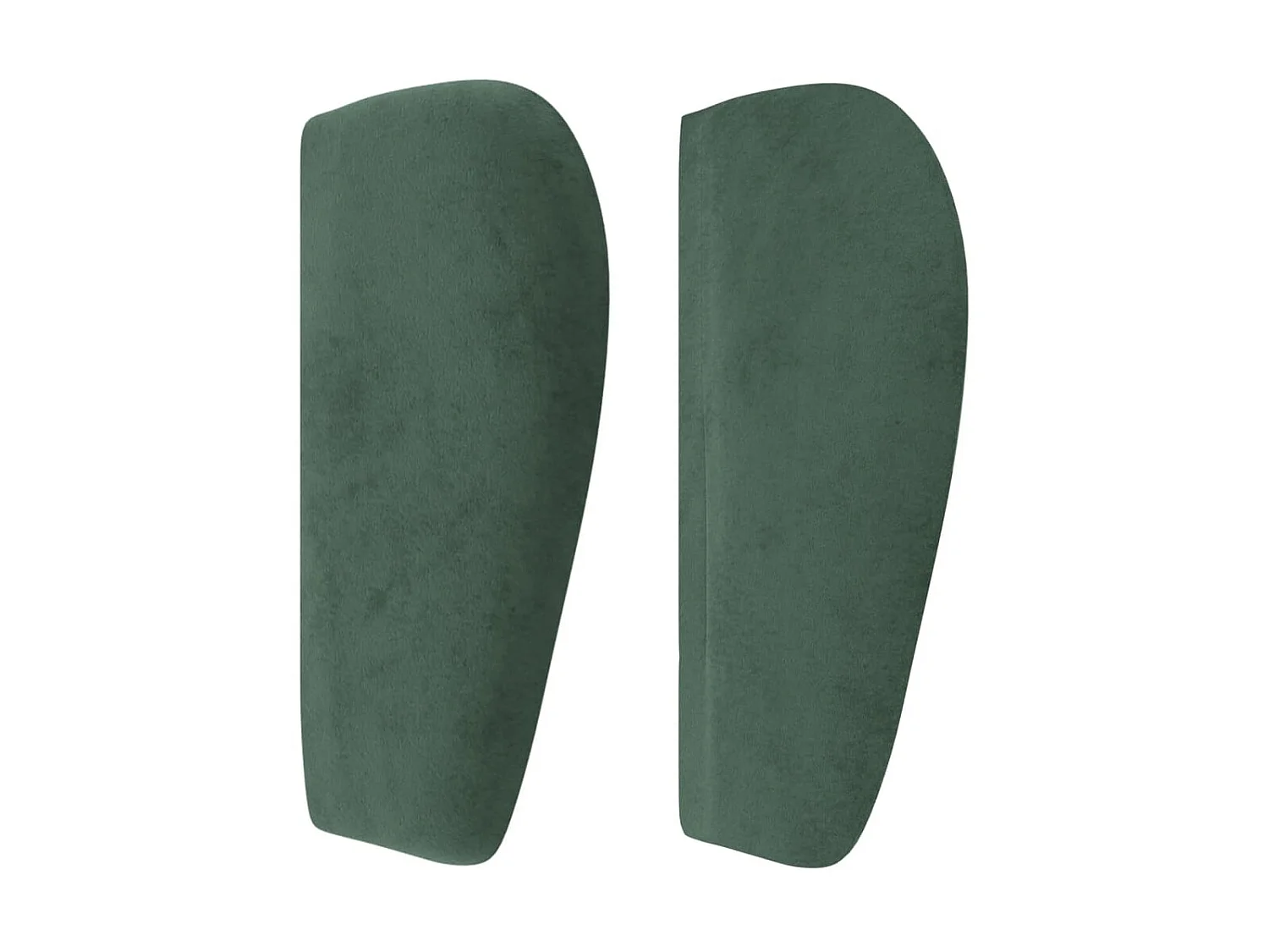 Tête de lit avec oreilles Vert foncé 183x23x78,88 cm Velours LKC29490 BonneVie Meuble